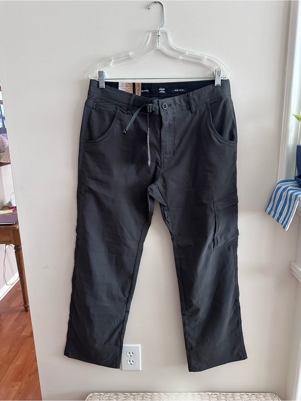 Prana Men's stretch Zion 2 in Iron Grey Pants 33x30 - Picture 4 of 4